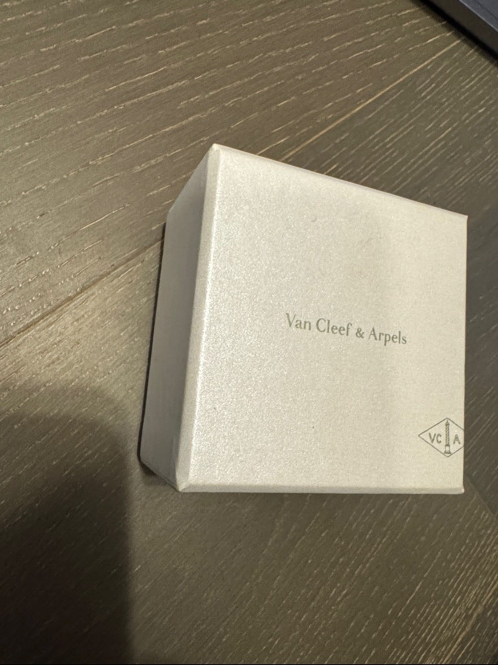 Van Cleef & Arpels Shimmering White Jewelry BOXES ONLY